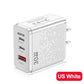 3 Ports PD 30W USB Type C Fast Charging Wall Power For iPhone16 Xiaomi Huawei Samsung  3.0 Phone