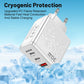 3 Ports PD 30W USB Type C Fast Charging Wall Power For iPhone16 Xiaomi Huawei Samsung  3.0 Phone