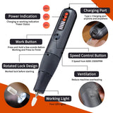 CreationSpace 8.0V Cordless Rotary Tool – 5-Speed 65-Piece Kit for Carving, Engraving & Sanding