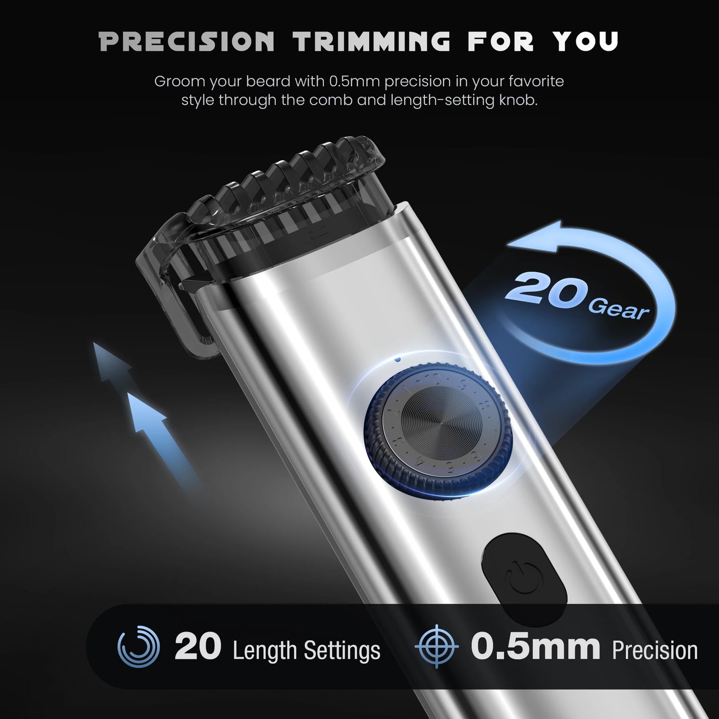 Cordless Professional Hair Clippers – Electric Barber Trimmer Kit for Men