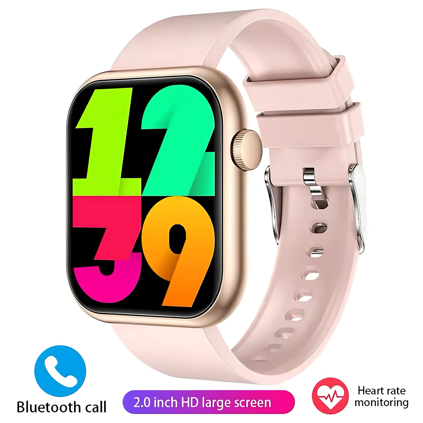 2025 New NFC Bluetooth Call Smart Watch Women Men Heart Rate Voice Assistant 100+Sports For Xioami