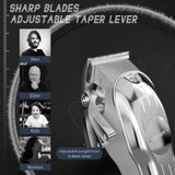 Sejoy Professional Hair Clipper Combo Kit – Rechargeable Cordless Hair Trimmer for Men