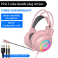 G60 Gaming Headset 7.1 Stereo Virtual Surround Bass Headphone with Microphone LED Light Foldable G58