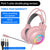 G60 Gaming Headset 7.1 Stereo Virtual Surround Bass Headphone with Microphone LED Light Foldable G58