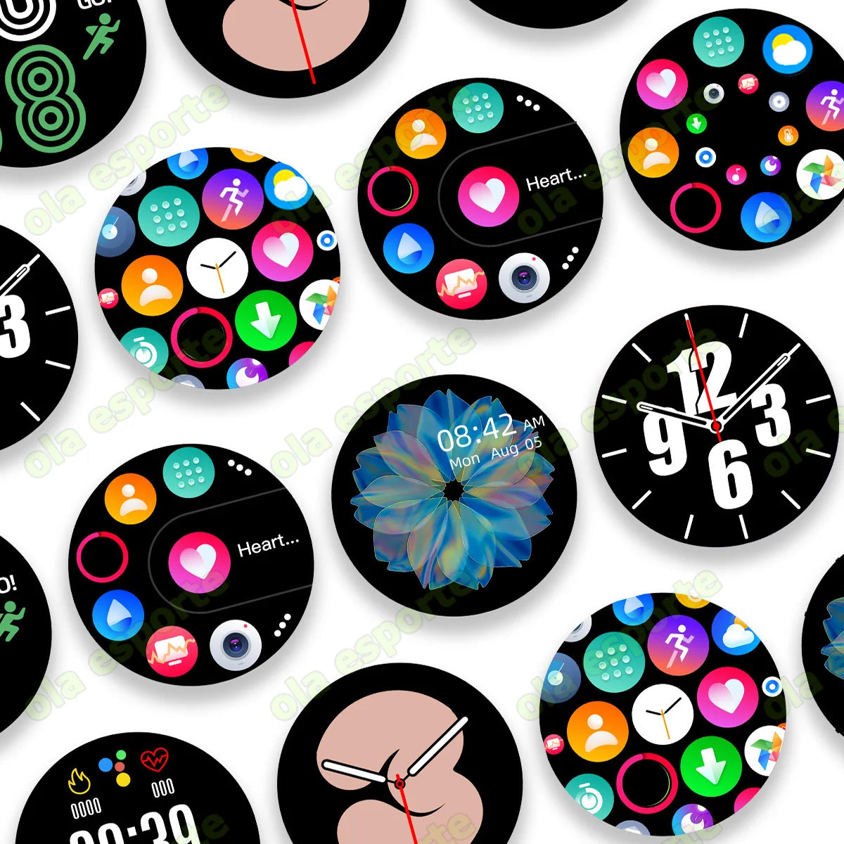 Smartwatch Women Watch 6 Health Monitoring Watch Waterproof Voice Assistant Bluetooth Call 2025 New Sports Watch