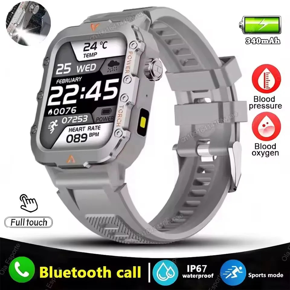 New GPS Sport Smart Watch Waterproof  BT Call MilitaryGrade Outdoor IP67 for Men Women Fashion Business