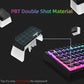 Pudding PBT Keycaps – 129-Key Double Shot Set for RGB Mechanical Keyboards (60%/80%/100%)