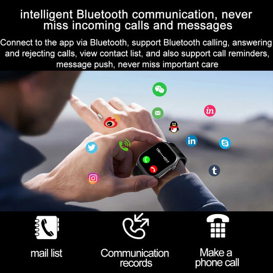 For huawei Smart Watch Men Air Pump Airbag 2025 New Ture Accurate Measure Blood Pressure health Waterproof Fitness Sport