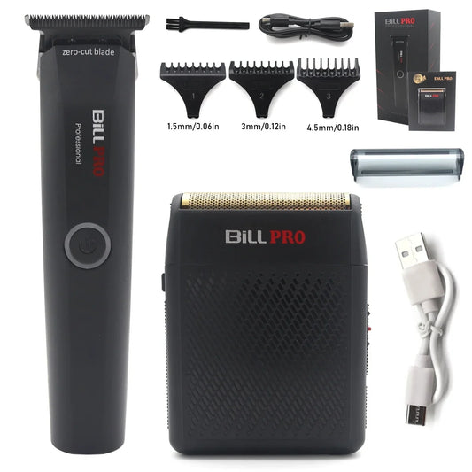 BILLPRO BL-931 Professional Hair Trimmer – DLC Zero-Cut Blade, Gradient Clipper