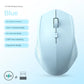 Bluetooth 5.2 Dual-Mode Wireless Mouse – Silent, Rechargeable, 1600DPI for Laptop & PC
