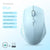 Bluetooth 5.2 Dual-Mode Wireless Mouse – Silent, Rechargeable, 1600DPI for Laptop & PC