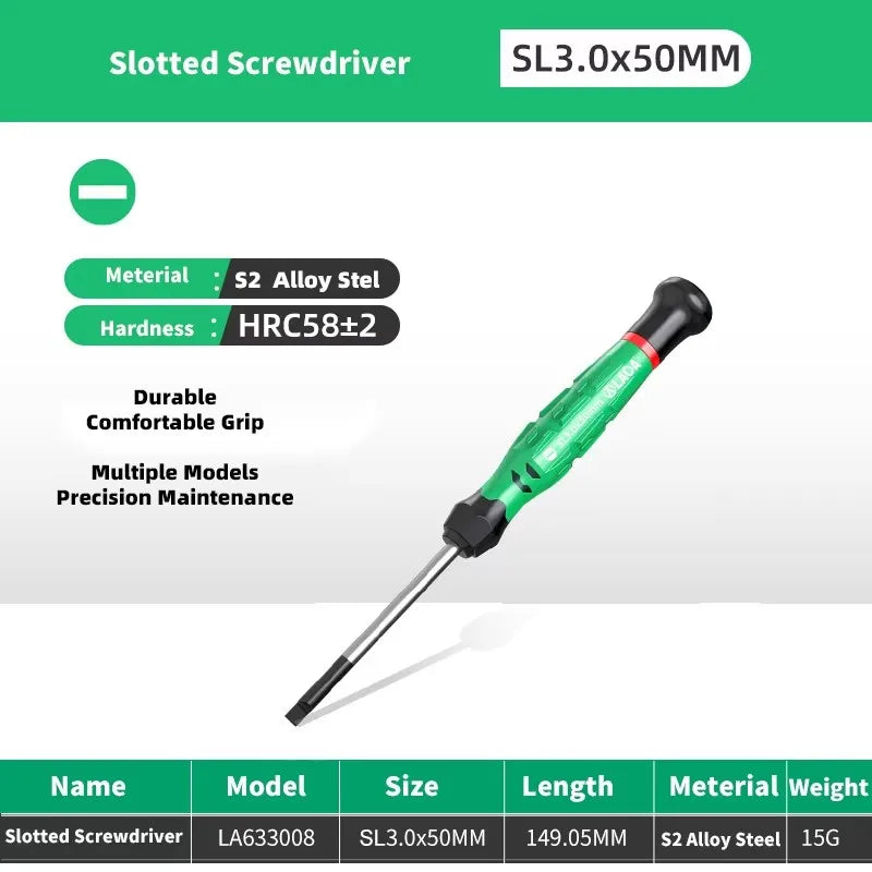 LAOA 1pcs precision screwdriver SL1.0-4.0  phillips mini  phillips plum blossom T5-T20
