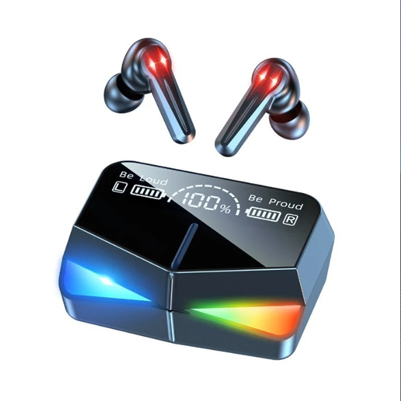 TWS Wireless Bluetooth Headset Gamer LED Digital Display with Mic Wireless Stereo Hifi