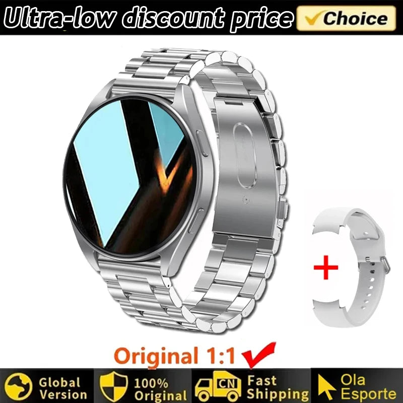 Smartwatch Women Watch 6 Health Monitoring Watch Waterproof Voice Assistant Bluetooth Call 2025 New Sports Watch