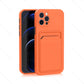 Luxury Silicone Card Holder Wallet Case For iPhone 15 14 13 12 11 Pro Max Plus Shockproof Phone Slot Cover Accessories