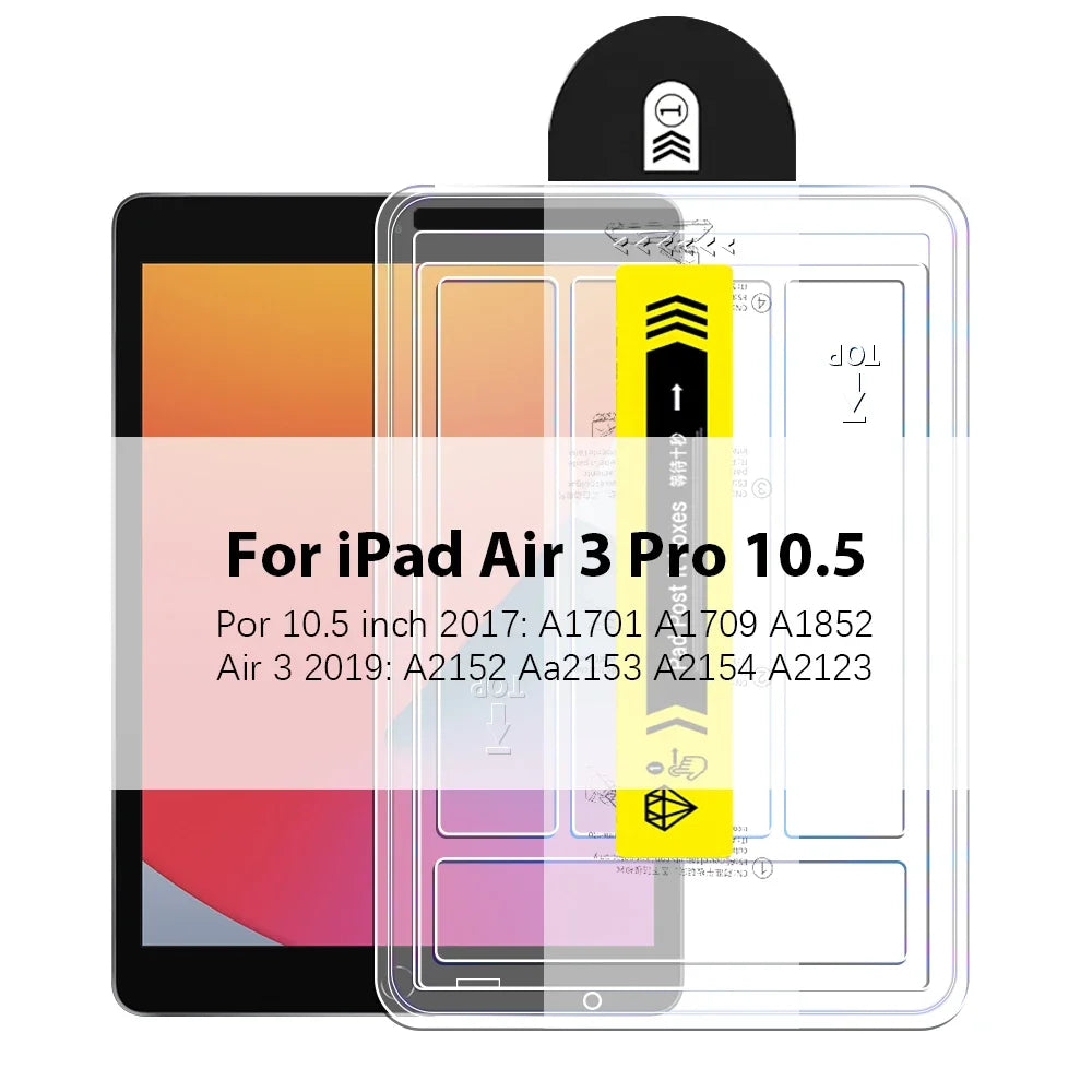Screen Protector Tempered Glass For Ipad Pro 13 11 M4 12.9 A16 10 9 10th 9th Generation Air 5 4 3 M3 M2 Mini A17 7 6 Accessories