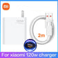 EU Original 120W Fast Charger Quick Charging Power Xiaomi 10 Redmi K30 Pro/10X Pro Poco F4 GT With Type-C Cable