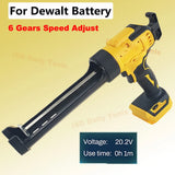 Electric Cordless Caulking Gun for Dewalt 18V/20V Battery