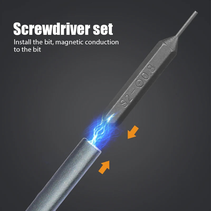 63 in 1 Precision Screwdriver Set Home Hand Repair Tool Kit Magnetic Phillips Drill Bits for iPhone Xiaomi Camera Glasses Watch