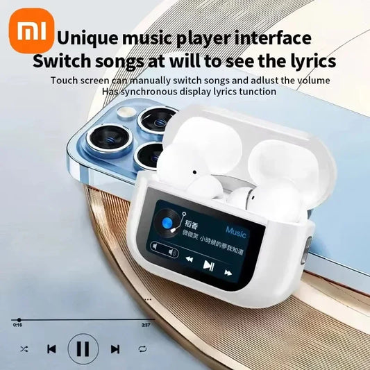 Xiaomi A8 Pro ANC Wireless Earphones LED Screen Noise Reduction Bluetooth 5.4 Android IOS Gaming Sports Earphones