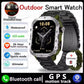 Military GPS Smart Watches For Flashlight Waterproof Outdoor Sport Tracker Bluetooth Call Man Women 2025 Pk h12