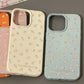 Flower Leather Phone Case For iPhone 15 Pro Max Case iPhone 11 12 13 14 16 17 Pro Max Plus 17 Air Shockproof Soft Silicone