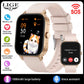 LIGE 2.04" HD Display 2025 New 1000mAh Large Battery Smart Watch Bluetooth Call Health Monitor IP68 Waterproof Sport