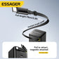 Essager 65W GaN Fast Charger with Retractable Cable PDfor Laptop Macbook iPhone 16 15 14 Xiaomi Type-C
