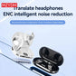 3-in-1 AI Translation Earbuds Q39 Wireless Bluetooth 5.4 LED Display Noise Canceling Ear Clip Sport