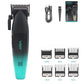 VGR Professional Hair Clipper Kit – DLC Blade, Full Metal Body, LED Display
