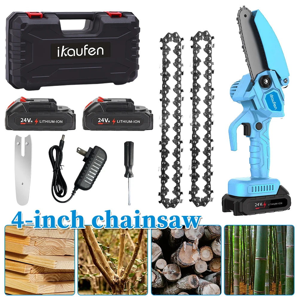 4-Inch Cordless Mini Electric Chainsaw for Makita 18V Battery