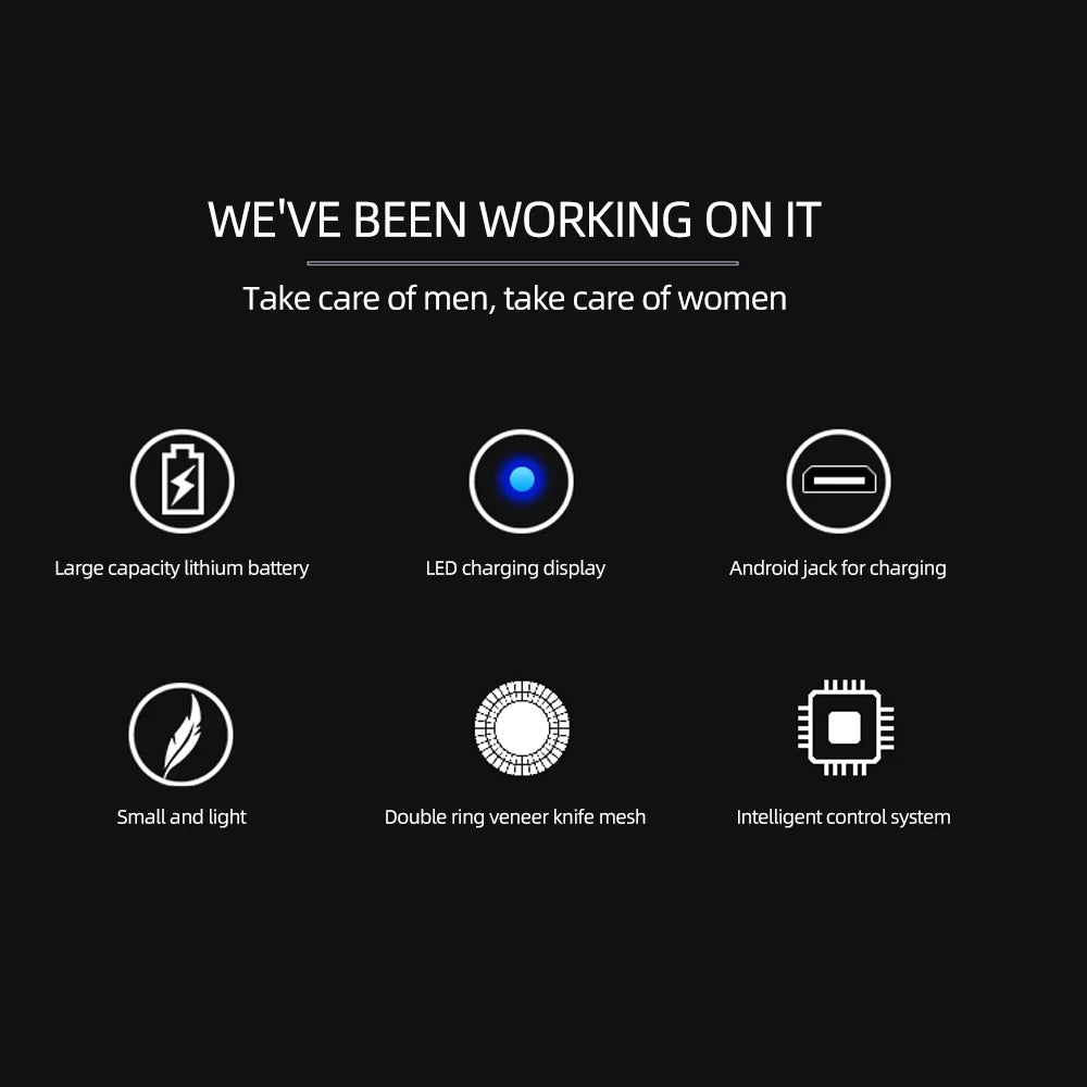 Men’s Mini Electric Shaver – Rechargeable Razor & Epilator for Men & Women