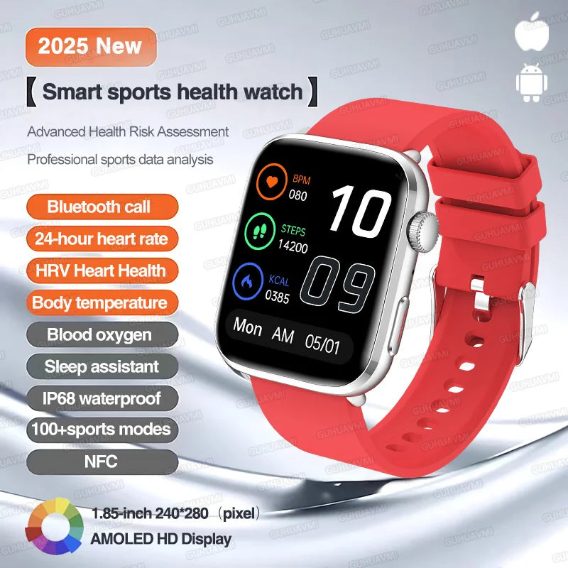 2025 Series 10 Thinstant classic Smart Watch Men Bluetooth Call AMOLED Screen NFC IP68 GPS Sport Health Tracker Women