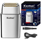 Kemei TX5 Pro Metal Electric Shaver – Rechargeable Barber Hair Clipper for Men