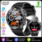 LIGE Compass Smart Watch Men 800mAh Outdoor Flashlight Bluetooth Call Waterproof Sports Fitness Tracker Pedometer Man