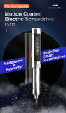 MINIWARE ES15S intelligent Motion Control Electric Screwdriver USB Chargeable Cordless  24pcs 4mm Bit Set LED lights
