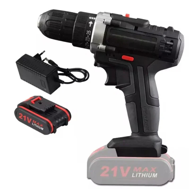 21V Cordless Impact Drill – High Power DIY Tool