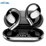 3-in-1 AI Translation Earbuds Q39 Wireless Bluetooth 5.4 LED Display Noise Canceling Ear Clip Sport