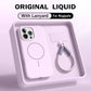 Luxury For Magsafe Magnetic Case For iPhone 15 14 16 Plus 11 12 13 Pro Max 16E Original Liquid Silicone Lanyard Strap Soft