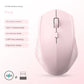 Bluetooth 5.2 Dual-Mode Wireless Mouse – Silent, Rechargeable, 1600DPI for Laptop & PC