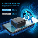 45W Charging For Samsung Galaxy S25 S24 S23 S22 Ultra S21 Plus Note 20 USB C Data Cable Portable Fast Charger Adapter