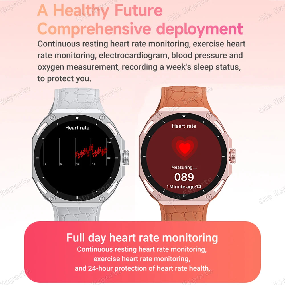 New Fashion Smart Watch 2025 Bluetooth Call Man Woman Heart Rate Health Monitoring Sports Waterproof for Android IOS