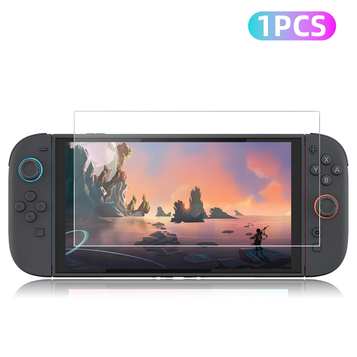 9H Tempered Glass for Nintendo Switch 2 Screen Protector, HD Clear Anti-Scratch Protective Film Switch2 Console Accessories