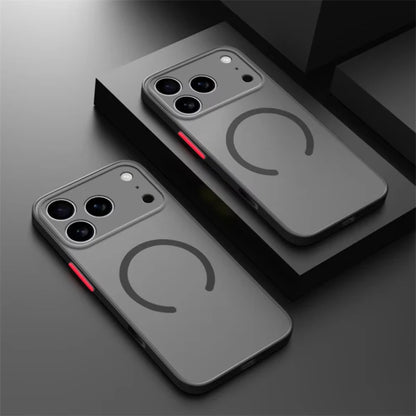 Matte Magnetic For Magsafe Wireless Charge Phone Cases For iPhone 17 16 15 14 13 11 12 Pro Max Plus XS Max XR X Air Armor