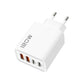 4 Port USB C PD Charger Total 120W Fast Charger Type C Quick 3.0 USB For iPhone Samsung Xiaomi Phone Plug