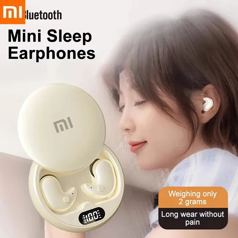 Xiaomi Y36 Sleep Mini Invisible Earphones with Mic Sports Stereo Bluetooth 5.3 Ipx5 Waterproof