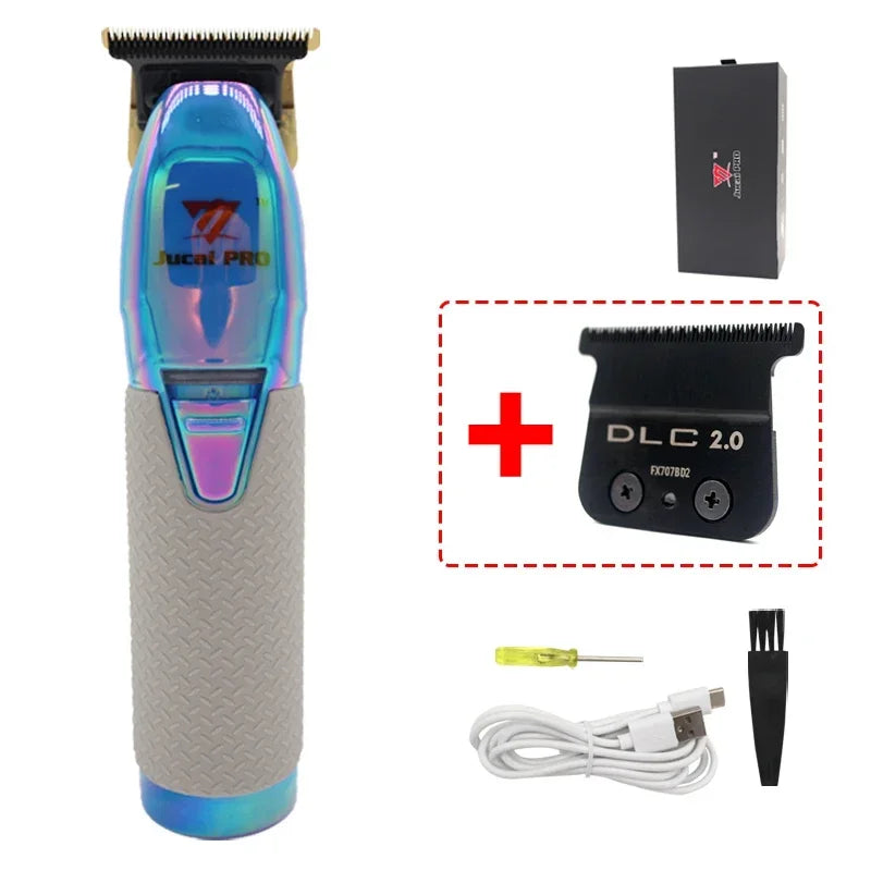 JUCAI Pro Wireless Hair Clipper – 7200RPM Ultra-Thin 0 Tooth Pitch Professional Trimmer