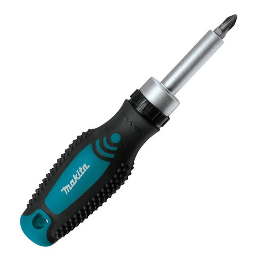 Makita D-58833 Ratchet Screwdriver 1/4" 25mm PH2 Positive Negative Magnetic Poles Screw Hand Tool Attachments