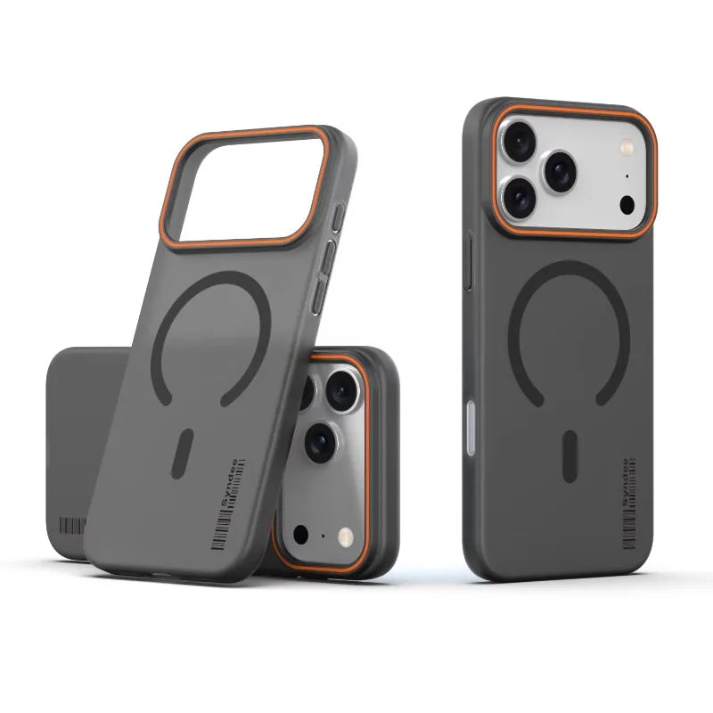 Popular Candy Colour PC Frosted Magnetic Charging Phone Case For IPhone 17 Air Pro Max Anti-Drop Translucent Matte Protect