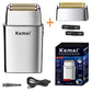 Kemei TX5 Pro Metal Electric Shaver – Rechargeable Barber Hair Clipper for Men